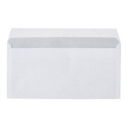 Boríték LA4 szilikonos bélésnyomott jobb ablakos 35x90mm 110x220mm J28A20 Bluering® fehér Boríték Bluering