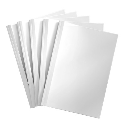 Hőkötő borító, A4, 12mm, 91-120lapig 50 db/doboz, Bluering® fehér Hőkötő borító, A4, 12mm, 91-120lapig 50 db/doboz, Bluering® fehér