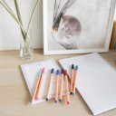 Rostirón, tűfilc vízbázisú, 0,5mm, hatszögletű test, Bluering® fekete