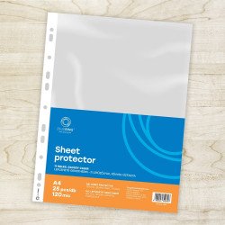 Genotherm lefűzhető, A4, 115 micron narancsos felül és belül nyitott Bluering® 100 db/csomag, Lefűzhető genotherm Bluering