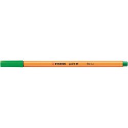 Rostirón, tűfilc 0,4mm, STABILO Point 88 zöld Tűfilc Stabilo