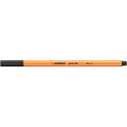 Rostirón, tűfilc 0,4mm, STABILO Point 88 fekete Tűfilc Stabilo