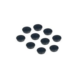 Mágnes 24mm, erősség: 300 g. Franken 10 db/csomag, fekete Táblamágnes Franken