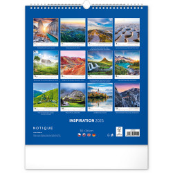 Falinaptár képes  300x340mm  Inspiration Realsystem 2026. Falinaptár Realsystem