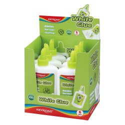 Ragasztó, folyékony 250 g, Keyroad fehér Ragasztó folyékony Keyroad