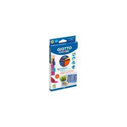 Marokkréta tégla formájú Giotto Decor wax 12 db/doboz, vegyes színek Kréta Giotto
