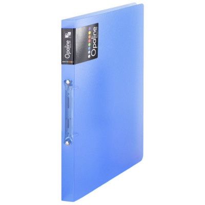 Gyűrűskönyv A4, 2 gyűrűs 2cm gerinc PP, Karton P+P Opaline kék