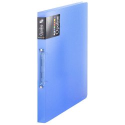 Gyűrűskönyv A4, 2 gyűrűs 2cm gerinc PP, Karton P+P Opaline kék Gyűrűskönyv Karton