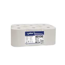Kéztörlő 2 rétegű tekercses átmérő: 19 cm 100% cellulóz 6 tekercs/karton Celtex_40130 hófehér Papírtörlők Celtex