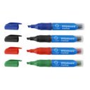 Táblamarker 2,2-5,2mm, vágott hegyű, cserélhető betétes, Bluering fekete