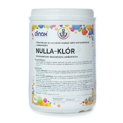 Klórszint csökkentő granulátum 1 kg Nulla Klór Dinax Fertőtlenítő tisztítószer és adalék Dinax