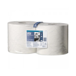Ipari törlő 2 rétegű tekercses átmérő: 26,2 cm 750 lap/255 méter/tekercs 2 tekercs/csomag Premium W1/W2 Tork_130041fehér