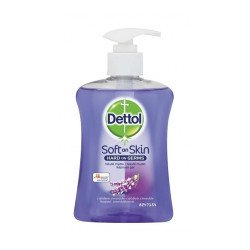 Kézmosó gél pumpás 250 ml Dettol Levendula Fertőtlenítő tisztítószer és adalék Dettol