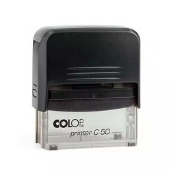 Bélyegző C50 Printer Colop átlátszó fekete ház/fekete párna Bélyegző és kelléke Colop