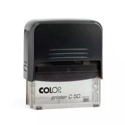 Bélyegző C50 Printer Colop átlátszó fekete ház/fekete párna Bélyegző és kelléke Colop