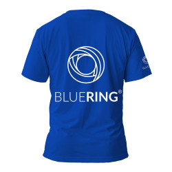 Rövid ujjú póló L kék Munkaruha Bluering