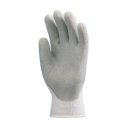 Védőkesztyű mártott latex bélelt XL-es méret szürke