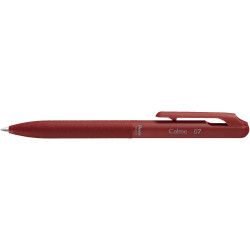 Golyóstoll nyomógombos 0,35mm, BXA107B-B Pentel CALME, írásszín piros Golyóstoll PENTEL