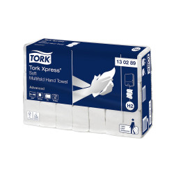 Kéztörlő 2 rétegű Z hajtogatású 180 lap/csomag 21 cs/karton Advanced Xpress® Soft Multifold H2 TORK_130289 fehér Papírtörlők TORK