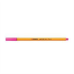 Rostirón, tűfilc 0,4mm, STABILO Point 88 neon rózsaszín Tűfilc Stabilo