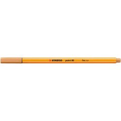 Rostirón, tűfilc 0,4mm, STABILO Point 88 okkersárga Tűfilc Stabilo