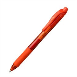 Rollertoll zselés golyóátmérő 0,7 mm, Pentel EnerGelX BL107-FX, írásszín narancs Rollertoll PENTEL