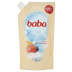 Folyékony szappan utántöltő 500 ml Baba Tej és Gyümölcs illat Szappanok, folyékony szappanok Baba