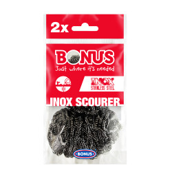 Fém dörzsi spriál 2 db/csomag Bonus Inox_B088 fémsúroló Szivacsok, kendők, súrolók Bonus