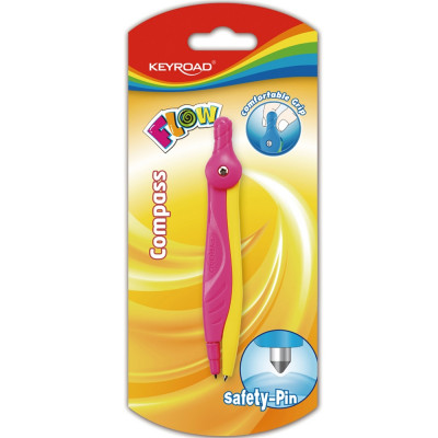 Körző betétes, bliszteres Keyroad Flow vegyes színek Körző betétes, bliszteres Keyroad Flow vegyes színek