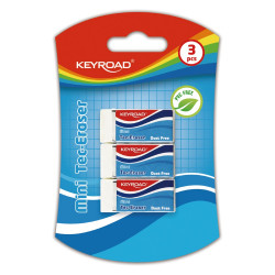 Radír, PVC mentes 3 db/bliszter Keyroad Tec Eraser Radír Keyroad