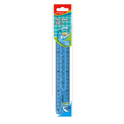 Vonalzó 20 cm, flexibilis Keyroad Flex Draw vegyes színek Vonalzó, szögmérő Keyroad