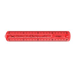 Vonalzó 20 cm, flexibilis Keyroad Flex Draw vegyes színek Vonalzó, szögmérő Keyroad