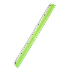 Vonalzó 30 cm, fém skálával Keyroad Colour Bar vegyes színek Vonalzó, szögmérő Keyroad