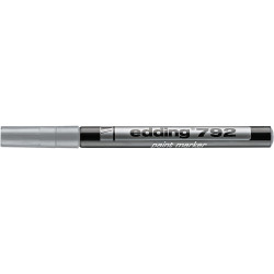 Lakkmarker 0,8mm, kerek Edding 792 ezüst Lakkmarker EDDING