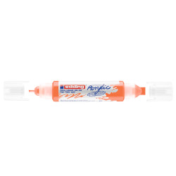 Akril marker 2-3mm, és 5-10mm, 3D Kétvégű Edding 5400 neon narancssárga Dekormarker EDDING