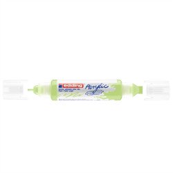 Akril marker 2-3mm, és 5-10mm, 3D kétvégű Edding 5400 pasztellzöld Dekormarker EDDING