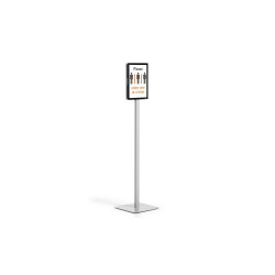 Információs tábla, padlóállvány, A4, basic Durable antracit INFO STAND BASIC Vizuál, irányító tábla Durable