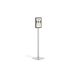 Információs tábla, padlóállvány, A4, basic Durable antracit INFO STAND BASIC Vizuál, irányító tábla Durable