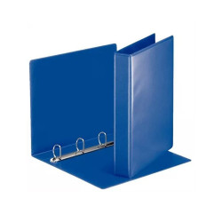 Gyűrűskönyv panorámás A4, 5cm, 4 gyűrű, D alakú, PP Esselte kék Gyűrűskönyv Esselte
