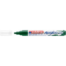 Akril marker 2-3mm, Edding 5100 moha zöld Dekormarker EDDING