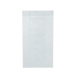 Papírtasak ablak nélküli 0,5 kg-os 120+45x220mm fehér Papírzacskó , zsák Csom 2001
