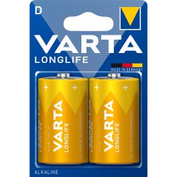 Elem góliát LR20D longlife 2 db/csomag, Varta Elem, akkumulátor, töltő Varta