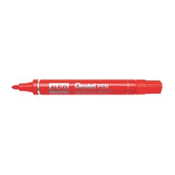 Alkoholos marker fém testű 4,3mm kerek hegyű N50-BE Pentel Extreme piros Permanent marker PENTEL