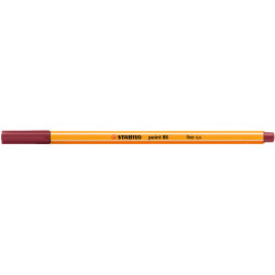Rostirón, tűfilc 0,4mm, STABILO Point 88 bordó Tűfilc Stabilo