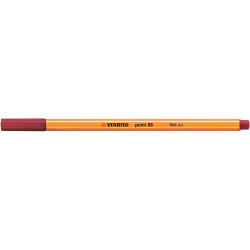 Rostirón, tűfilc 0,4mm, STABILO Point 88 karmazsinvörös Tűfilc Stabilo