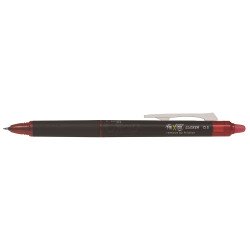Rollertoll 0,5mm, tűhegyű törölhető nyomógombos Pilot Frixion Clicker Point, írásszín piros Rollertoll Pilot
