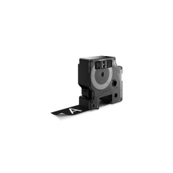 Feliratozógép szalag Dymo D1 S0721010/53721 24mmx7m, ORIGINAL, fehér/fekete