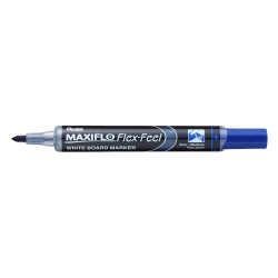 Táblamarker 1-5mm, hajlékony hegyű Pentel Maxiflo Flex Feel kék Táblamarker PENTEL