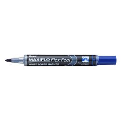 Táblamarker 1-5mm, hajlékony hegyű Pentel Maxiflo Flex Feel kék Táblamarker PENTEL