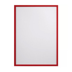 Infókeret A3, XXL csomag, 6 db/csomag, Durable Duraframe® piros Bemutatótábla, mágneses info keret Durable